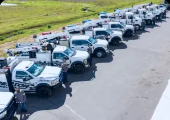 Mobile service truck fleet lineup